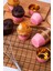 Luxury Pembe Parlak Karton 25'li Kek Kalıbı Kenarı Gold Kaplama Fırında Dağılmayan 6.5x4 cm Muffin Cupcake 1 Adet 5