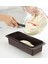Luxury Kahverengi Silikon Ekmek Kalıbı - 28CM 1 Adet 2