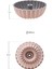 Luxury 1 Parça Cake Pro Dilimli Rosegold Döküm Kek Kalıbı Pembe Standart Döküm 1 Adet 4