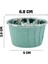 Luxury Mint Turkuaz Silver Puantiyeli Muffin Kek Kapsülü 50LI - V 1 Adet 3