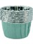 Luxury Mint Turkuaz Silver Puantiyeli Muffin Kek Kapsülü 50LI - V 1 Adet 4