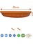 Luxury Antep - Oval Güveç Fırın Tepsisi Içi Sırlı Çömlek 35X6CM 2900ML 1 Adet 3