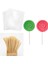 Luxury Lolipop Kek Cakepops Kurabiye Yapım Seti 200 Parça Kurabiye Çubuğu Ahşap Kurabiye Cakepops Poşeti 1 Adet 1
