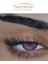 Luxury Mor/ Renkli Mor Ametist Hareli Göz Kirpik Lens / Yıllık/lens Kabı ve Solüsyon Hediyeli 1 Adet 2