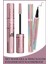 Luxury Sky High Maskara Pembe & Simli Siyah Kalem Eyeliner Seti Waterproof 1 Adet 1