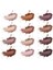 Luxury Love At First Sight Eyeshadow Mat ve Işıltılı Toz Göz Far Paleti - 201 Daily Routine 1 Adet 5