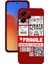 Luxury Xiaomi Redmi 12 Baskılı ve Kamera Korumalı Kırmızı Renk Silikon Kılıf 1 Adet 1