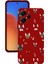 Luxury Xiaomi Redmi 12 Baskılı ve Kamera Korumalı Kırmızı Renk Silikon Kılıf 1 Adet 1
