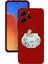 Luxury Xiaomi Redmi 12 Baskılı ve Kamera Korumalı Kırmızı Renk Silikon Kılıf 1 Adet 1