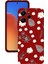 Luxury Xiaomi Redmi 12 Baskılı ve Kamera Korumalı Kırmızı Renk Silikon Kılıf 1 Adet 1