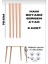 Luxury 70 cm Ahsap Konik Ayak 4 Lü (Aparatlar Dahildir) 1 Adet 1