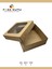 Luxury 15X15X6 Kraft Kutu Hediyelik Kutu Karton Kutu Yılbaşı Kutusu Pasta Kutusu Kargo Kutusu (10 Adet) 1 Adet 3