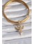 Pirinç Gold Renk Zirkon Taşlı Anka Kuşu Model Ajda Charm - TJ-BC1005 2