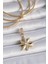 Pirinç Gold Renk Zirkon Taşlı Kutup Yıldızı Ajda Charm - TJ-BC1001 1