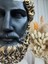 Dekoratif Gold Detaylı Zeus Heykel Biblo Obje 3