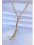 316L Çelik Gold Renk Asansör Model Kadın Kolye - TJ-BKO7467 1