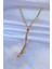 316L Çelik Gold Renk Asansör Model Kadın Kolye - TJ-BKO7467 2