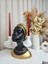 Dekoratif Gold Detaylı Siyah Eşarplı Kız Biblo Obje 3
