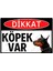 Doberman Fotoğraflı Dikkat Köpek Var Alüminyum Uyarı ve Yönlendirme Levhası 1