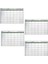 Manyetik Yapışkanlı Bir Aylık Program Planlayıcı Takvim 85X56 cm (4887) 5