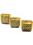 20 Pcs Gold - Folyoludikdörtgen - Kalın Muffin Kağıt Kek Kapsülü (4887) 1