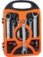 7 Pcs Cırcır Kombine Anahtar Seti 8-10-12-13-14-17-19MMPLASTİK Taşıma Çantalı (4887) 1