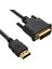 HDMI DVI Kablo 5 Metre DVI 24+1 Male To HDMI 19P Male (4887) 1