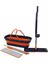 Kendinden Sıkmalı Katlanır- Tekerli Kovalı Mop Seti Yedek BEZLİ360° BAŞLIK=11.5X41CM- SAP:130CM (4887) 1