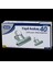 Beyaz Metal Kıskaç 40 mm 24 Parça Yaylı Cilt Kıskaçı (4887) 1