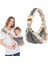 Ayarlanabilir Ergonomik Bebek Sling Taşıyıcı Nefes Alabilir, Tek Omuzda Taşınabilir 1