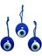 Cam Nazar Boncuğu 3'lü Set 4 cm Cam Nazarlık 1
