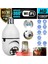 Wifi Panoramik Kamera 360 Derece Kablosuz Kamera (4887) 4
