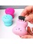 Peeling Etkili Mini El Yüz Cilt Temizleme Fırçası Silikon Temizlenmesi Kolay 4