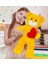 Luxury 50 cm Kalpli Peluş Sevimli Ayıcık 1 Adet 3
