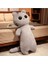Luxury Yastık Kedi 50CM Büyük Boy Gri Renk Kedi Peluş Oyuncak Kawaii Sanrio Kitty Peluş Kuromi 1 Adet 1
