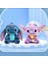Luxury Stitch Angel Peluş Oyuncak Lilo Stitch Arkadaş Uyku Arkadaşı Çiçekli 35CM 1 Adet 4