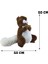 Luxury Peluş Sincap 50 cm Boyunda Fındık Tutan Kahve Beyaz Disneyland Çocuklar ve Yetişkinler Için Hediye 1 Adet 2