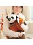 Luxury Banbo Çift Taraflı Panda Sincap Peluş Oyuncak 25CM 1 Adet 1