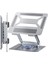 360° Döner Alüminyum Laptop Standı Ergonomik ve Portatif Tasarım USB Type-C Port Dayanıklı ve Sağlam 1