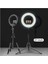 Ring Light-21 LED Rl-21 Inç 220V Girişli 3 Adet Telefon Tutacaklı Uzaktan Kumandalı Selfi Işığı 3