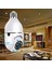 Wifi 360 Panoramik Ampul Kamera Gece Görüş Ses Akıllı Hareket Algılayıcı (4887) 2