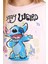 Kız Çocuk Disney Lilo & Stitch Bisiklet Yaka Kısa Kollu Tişört E6507A825HS 5