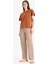 Pijama Takımı Kısa Kollu Pijama Üstü Esnek Belli Uzun Kareli Pijama Altı-Fall in Love E4830AX25SP 2