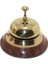 Altı Ahşap Üstü Pirinç Masa Üstü Resepsiyon Çanı 1