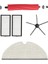 Roborock Q7 Max+ Uyumlu 1 Adet Ana Fırça 2 Adet Filtre 1 Adet Siyah Yan Fırça 1 Adet Mop 1