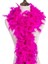 Fuşya Renk Kabarık Tüylü Otriş Boa Gerçek Tüy Dekorasyon 180 cm (4887) 3