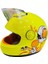 Full Face Motosiklet Çocuk Kaskı K1 Skull Yellow 2