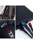 Miraaxx Işıklı Anahtarlık Model 3 In 1 USB Çıkışlı Mikro,type-C ve Iphone Uyumlu Şarj Kablosu (4887)HBCV00008F0ALZ 1