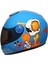 Full Face Motosiklet Çocuk Kaskı K2 Skull Blue 1