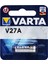 Varta 27A 12 Volt Alkalin Para Pil Tekli Paket (4887) 1